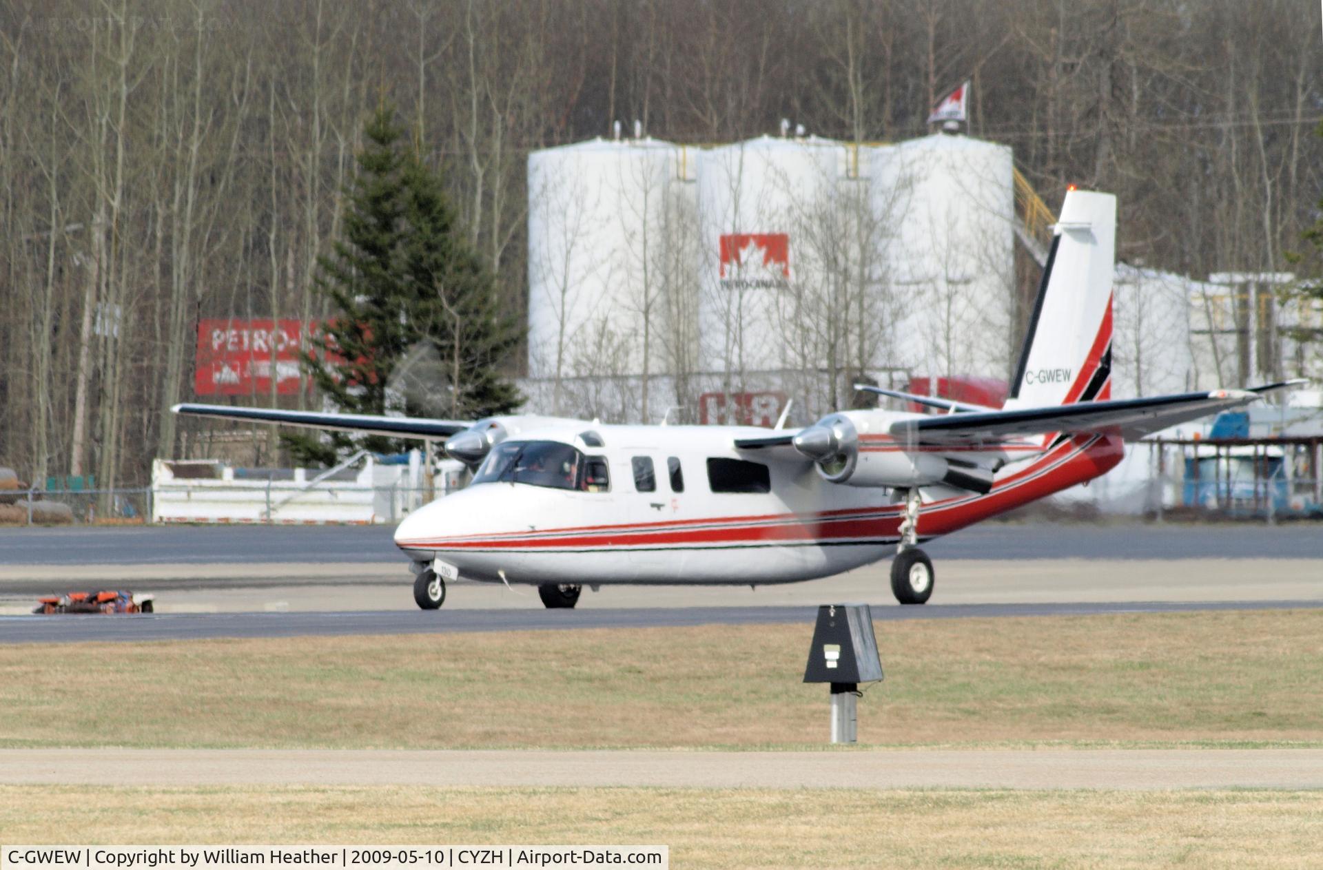 C-GWEW, 1973 Aero Commander 690 C/N 11057, Slave Lake Air Tanker Base