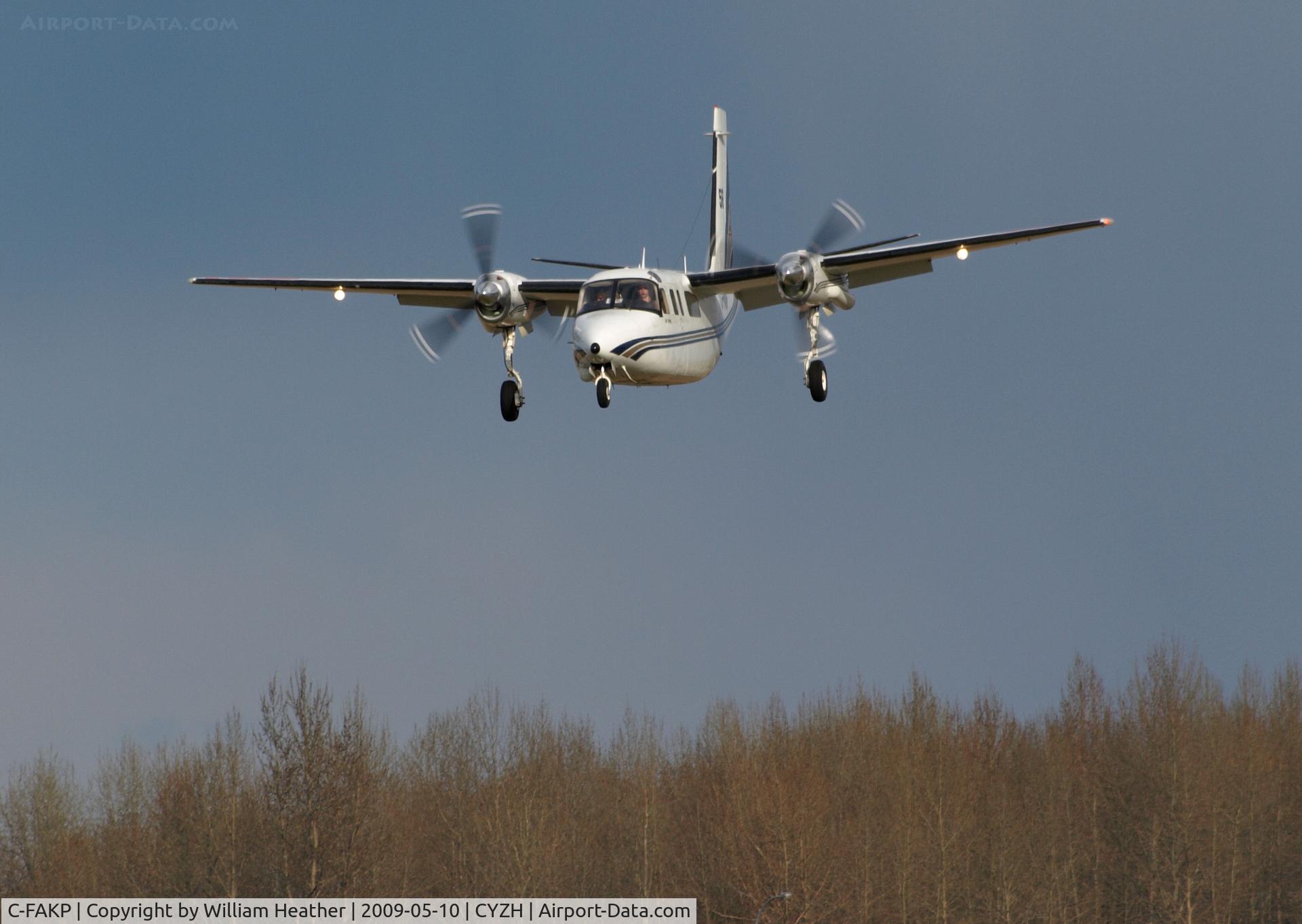 C-FAKP, 1972 Aero Commander 690 C/N 11040, Slave Lake Air Tanker Base