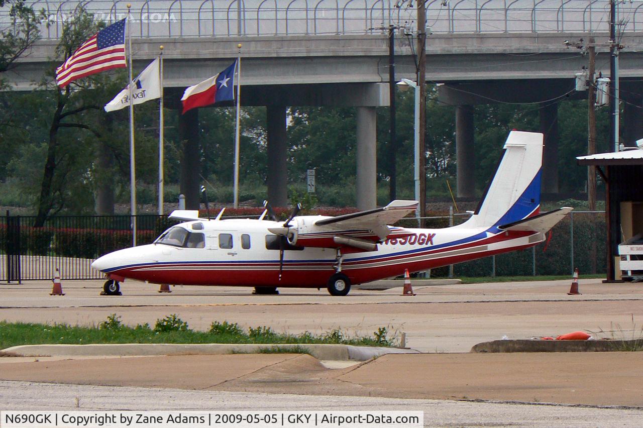 N690GK, 1972 Aero Commander 690 C/N 11031, At Meacham Field