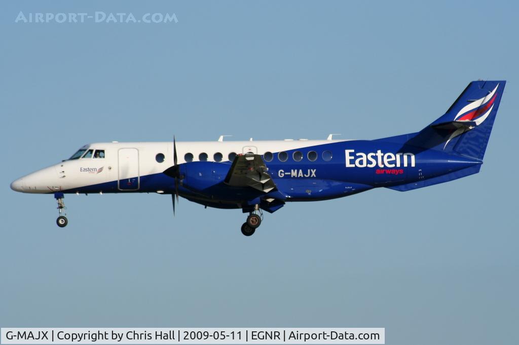 G-MAJX, 1997 British Aerospace Jetstream 41 C/N 41098, Eastern Airways