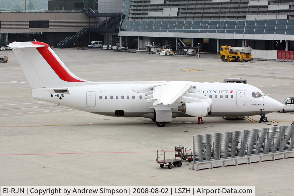 EI-RJN, 1999 BAE Systems Avro 146-RJ85 C/N E.2351, At Zurich.