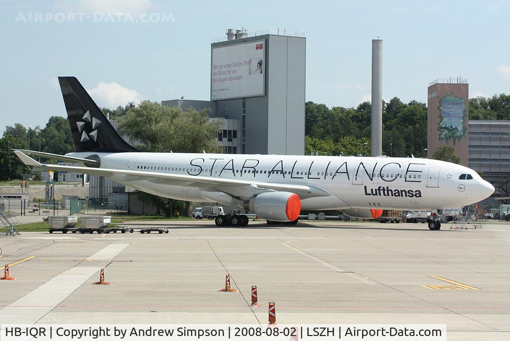 HB-IQR, 2000 Airbus A330-223 C/N 324, At Zurich waiting for delivery to Lufthansa.