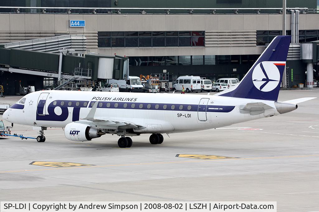 SP-LDI, 2005 Embraer 170LR (ERJ-170-100LR) C/N 17000073, At Zurich.