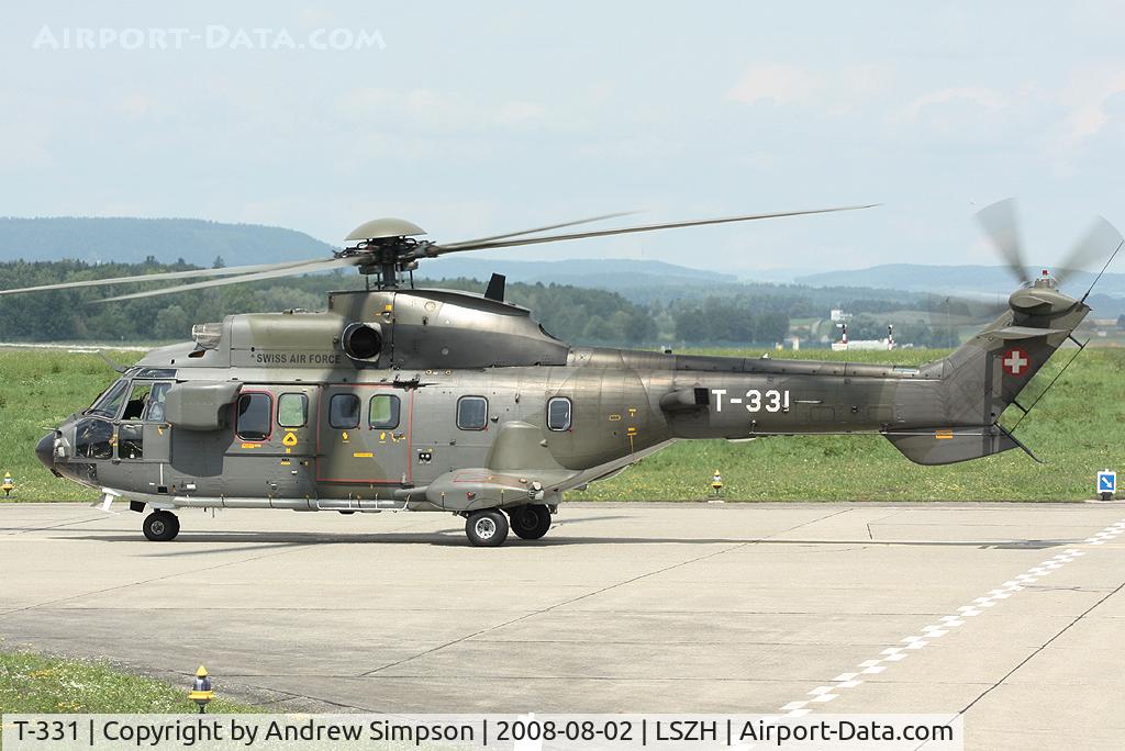 T-331, 2001 Eurocopter AS-532UL Cougar C/N 2522/MIS017, At Zurich.