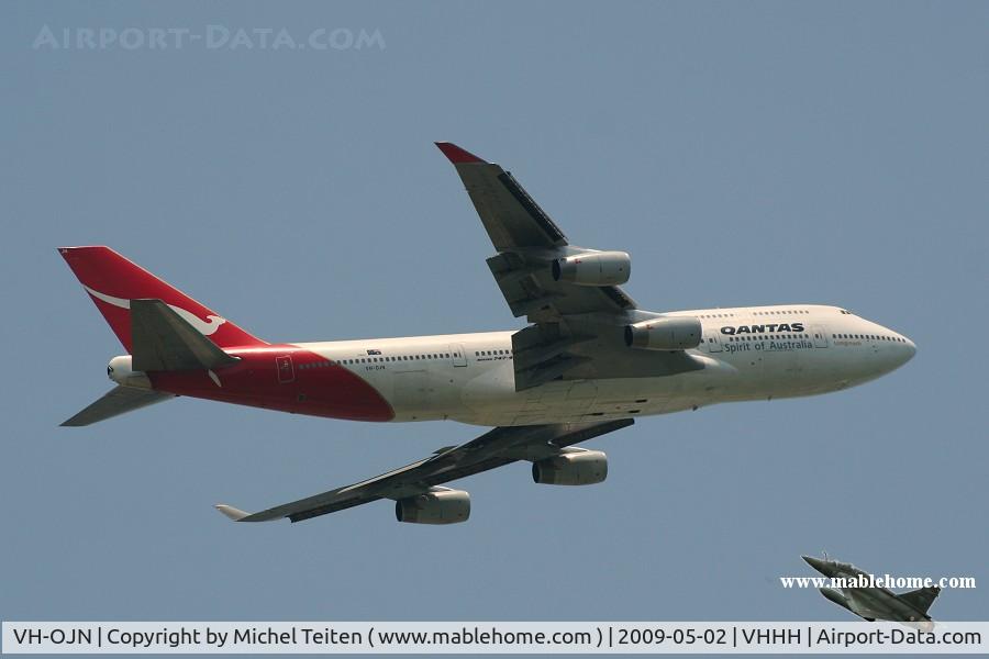 VH-OJN, 1991 Boeing 747-438 C/N 25315, Qantas