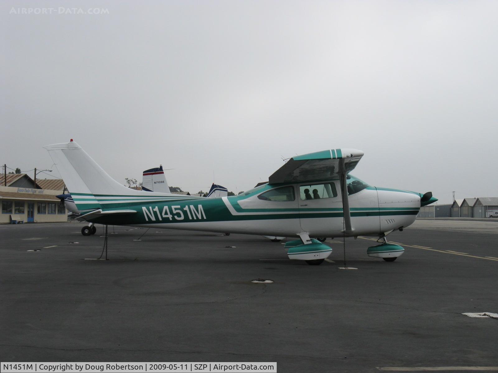 N1451M, 1975 Cessna 182P Skylane C/N 18264335, 1975 Cessna 182P SKYLANE, Continental O-470-S 230 Hp