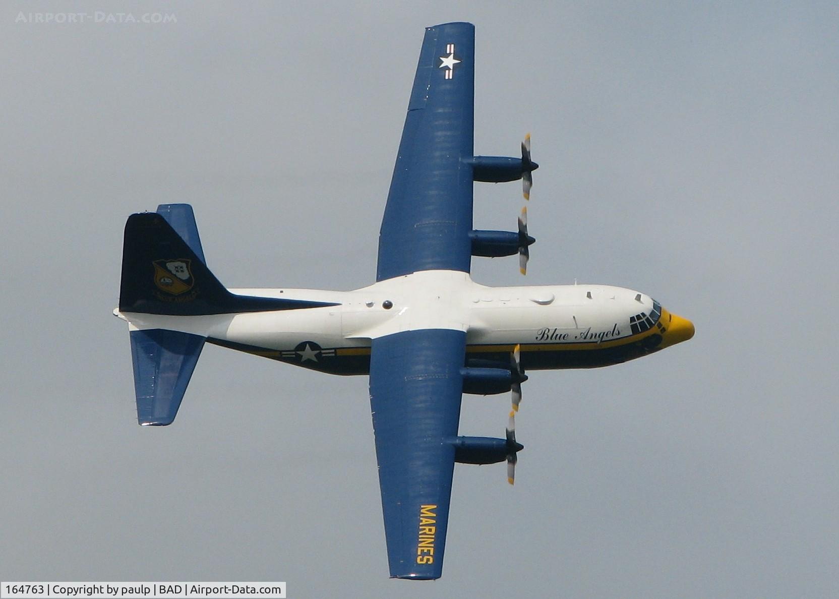 164763, 1992 Lockheed C-130T Hercules C/N 382-5258, Fat Albert doing its demo at the Defenders of Liberty Airshow 2009 at Barksdale Air Force Base, Louisiana.