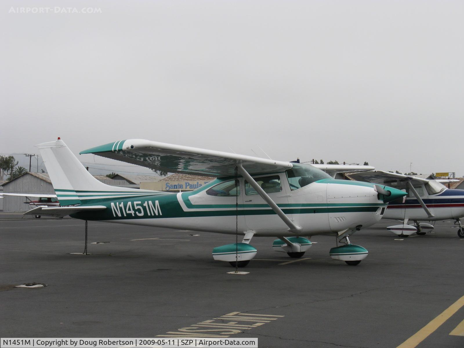 N1451M, 1975 Cessna 182P Skylane C/N 18264335, 1975 Cessna 182P SKYLANE, Continental O-470-S 230 Hp