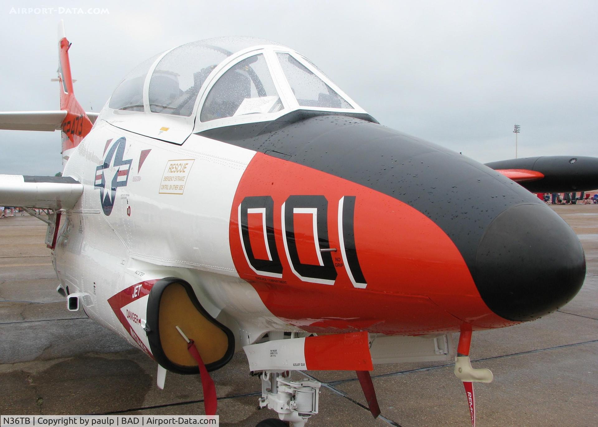 N36TB, Rockwell T-2B Buckeye C/N 291-34, On display at the Defenders of Liberty Airshow 2009 at Barksdale Air Force Base, Louisiana.