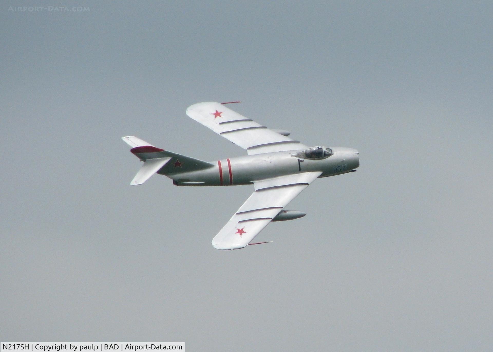 N217SH, 1959 PZL-Mielec Lim-5 (MiG-17F) C/N 1C1611, Performing at the Defenders of Liberty Airshow 2009 at Barksdale Air Force Base, Louisiana.