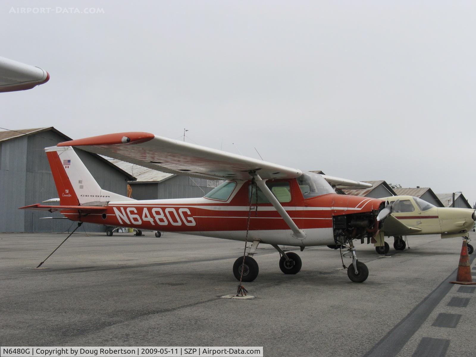 N6480G, 1970 Cessna 150K C/N 15071980, 1970 Cessna 150K COMMUTER, Continental O-200 100 Hp, partially uncowled