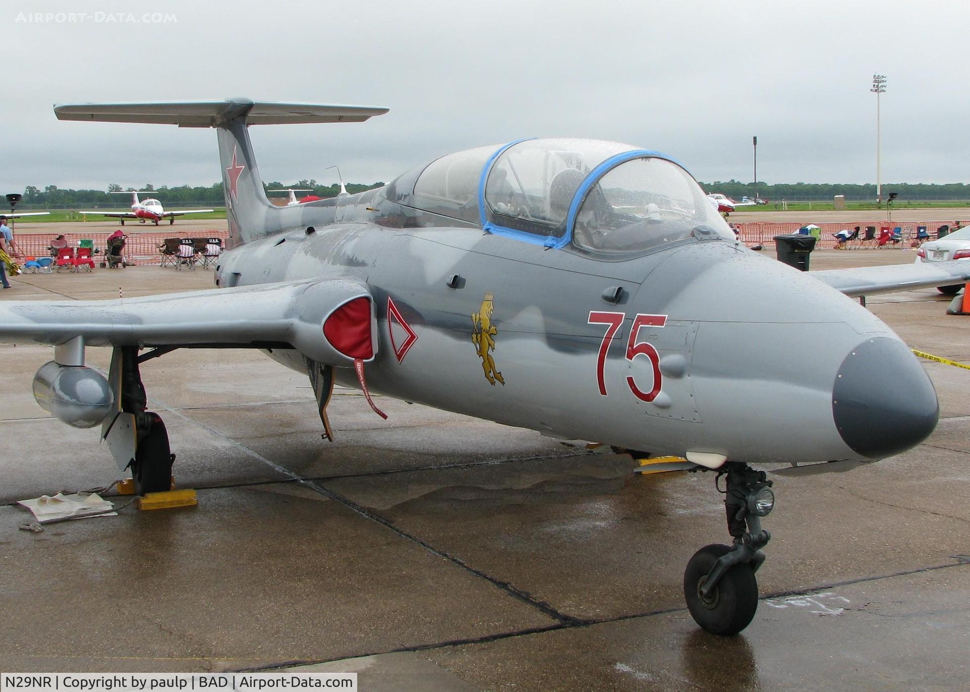 N29NR, 1971 Aero L-29 Delfin C/N 194144, On display at the Defenders of Liberty Airshow 2009 at Barksdale Air Force Base, Louisiana.