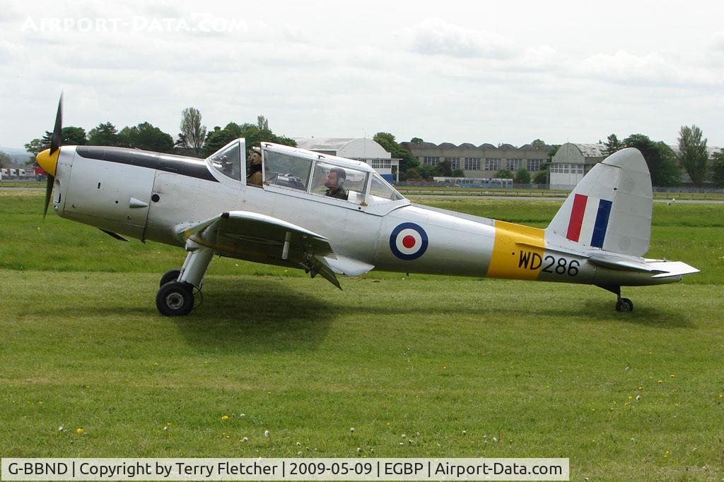 G-BBND, 1950 De Havilland DHC-1 Chipmunk T.10 C/N C1/0225, WD 286 1950 DHC-1 Chipmunk 22 at Kemble on Great Vintage Flying Weekend