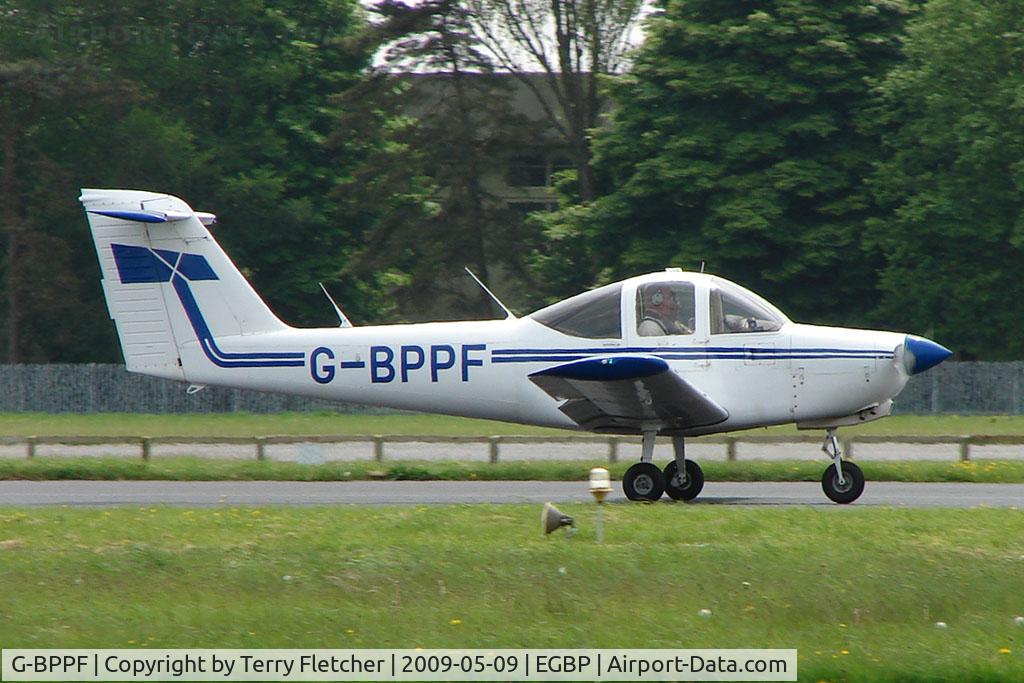 G-BPPF, 1979 Piper PA-38-112 Tomahawk Tomahawk C/N 38-79A0578, Visiting Piper Tomahawk at Kemble on Great Vintage Flying Weekend