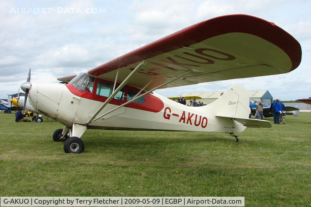 G-AKUO, 1946 Aeronca 11AC Chief C/N 11AC-1376, 1946 Aeronca 11AC at Kemble on Great Vintage Flying Weekend