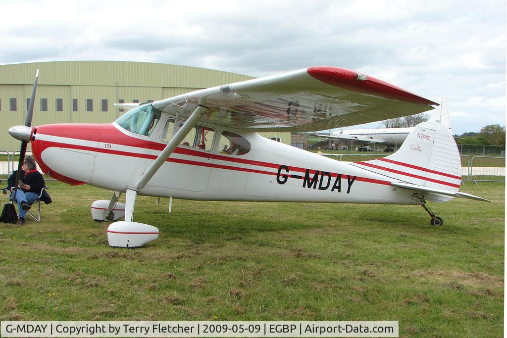 G-MDAY, 1954 Cessna 170B C/N 26350, 1954 Cessna 170B at Kemble on Great Vintage Flying Weekend