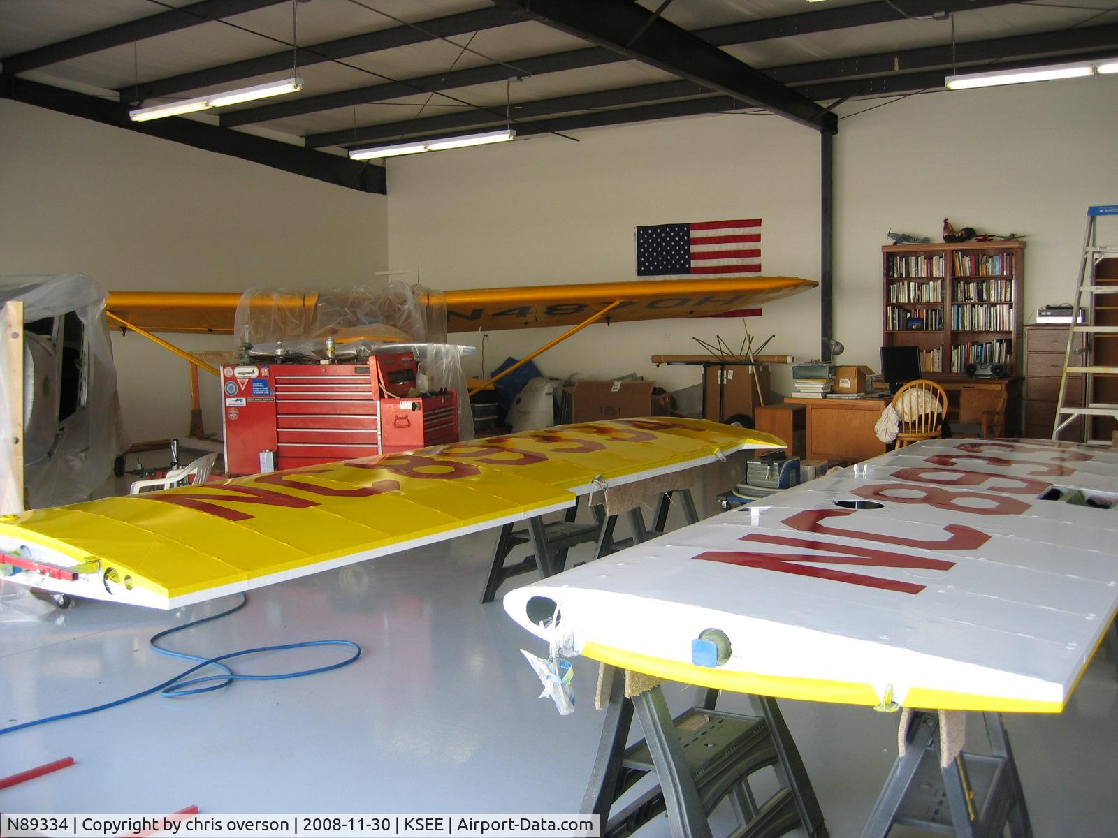 N89334, 1946 Cessna 140 C/N 8362, New wings for 89334