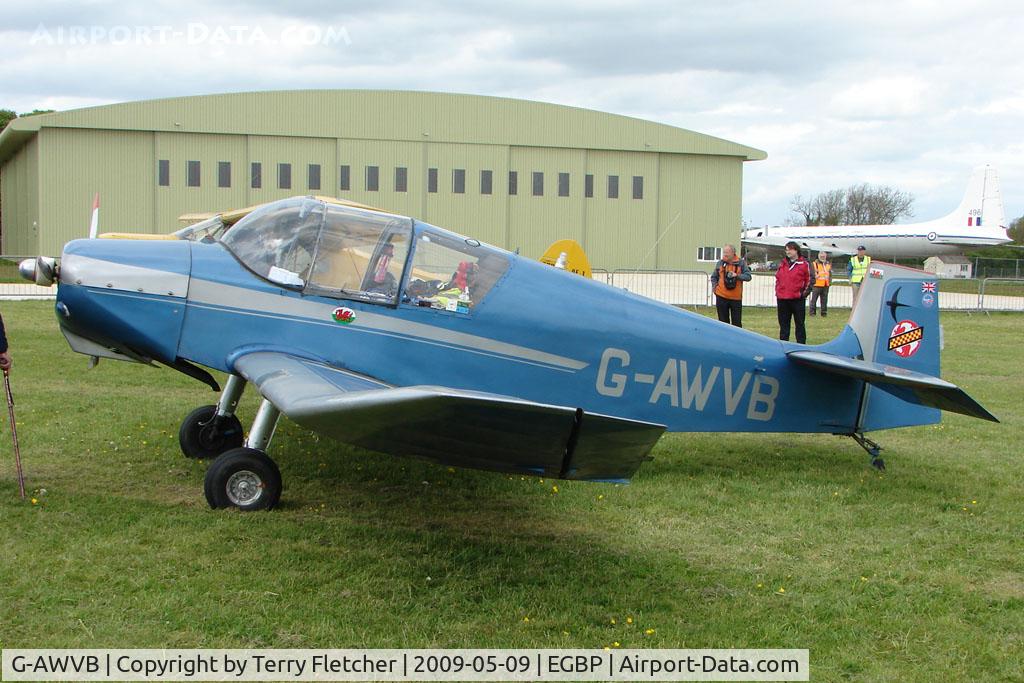 G-AWVB, 1957 SAN Jodel D-117 C/N 604, 1957 Jodel D117 at Kemble on Great Vintage Flying Weekend