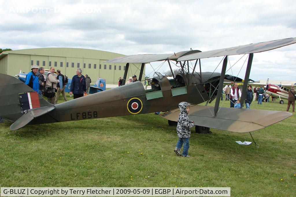 G-BLUZ, 1944 De Havilland DH.82B Queen Bee C/N 1435, 1944 DH82B Queen Bee at Kemble on Great Vintage Flying Weekend