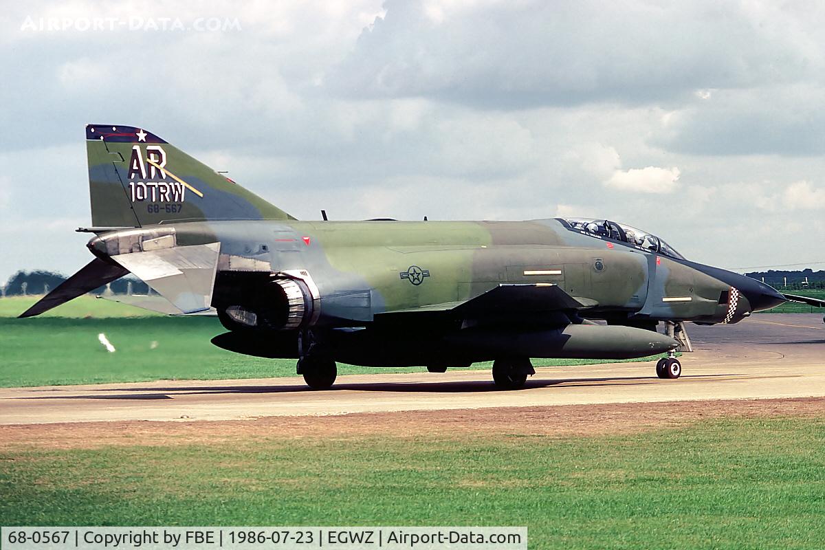 68-0567, 1968 McDonnell Douglas RF-4C Phantom II C/N 3469, Boss bird 