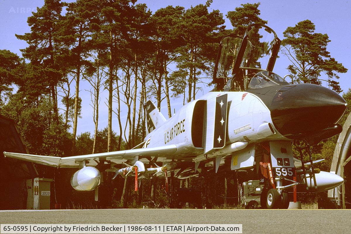 65-0595, 1965 McDonnell F-4D Phantom II C/N 1510, ready for QRA