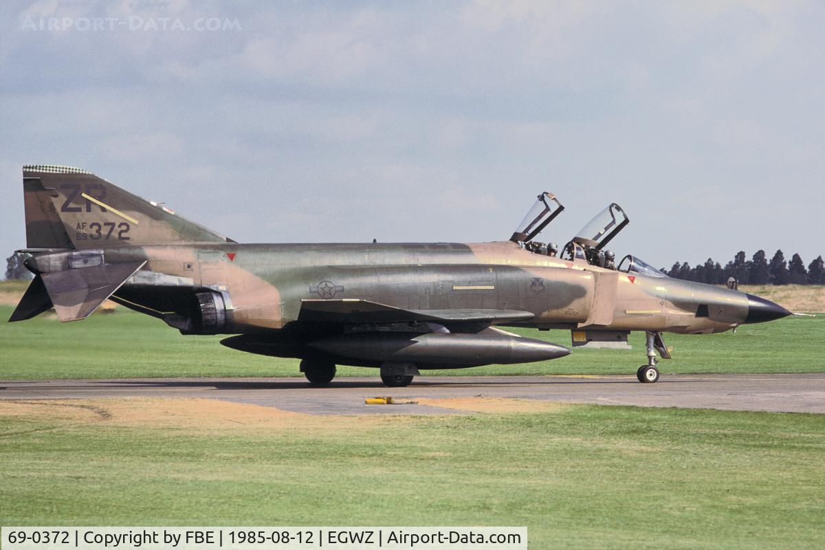 69-0372, 1969 McDonnell Douglas RF-4C Phantom II C/N 3906, Zweibruecken RF-4C returns to Germany