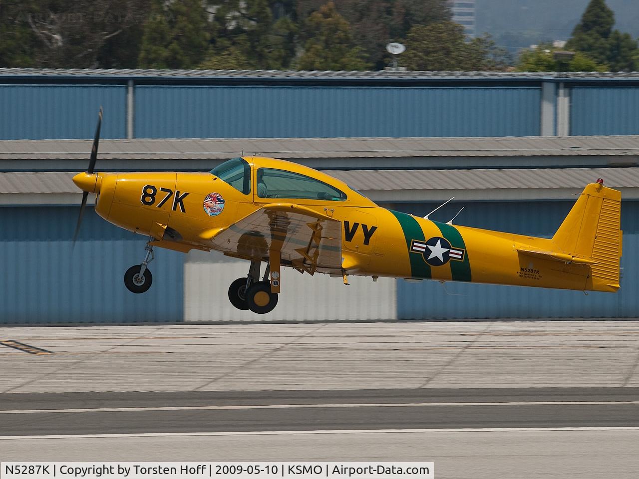 N5287K, 1950 Ryan Navion B C/N NAV-4-2187B, N5287K departing from RWY 21
