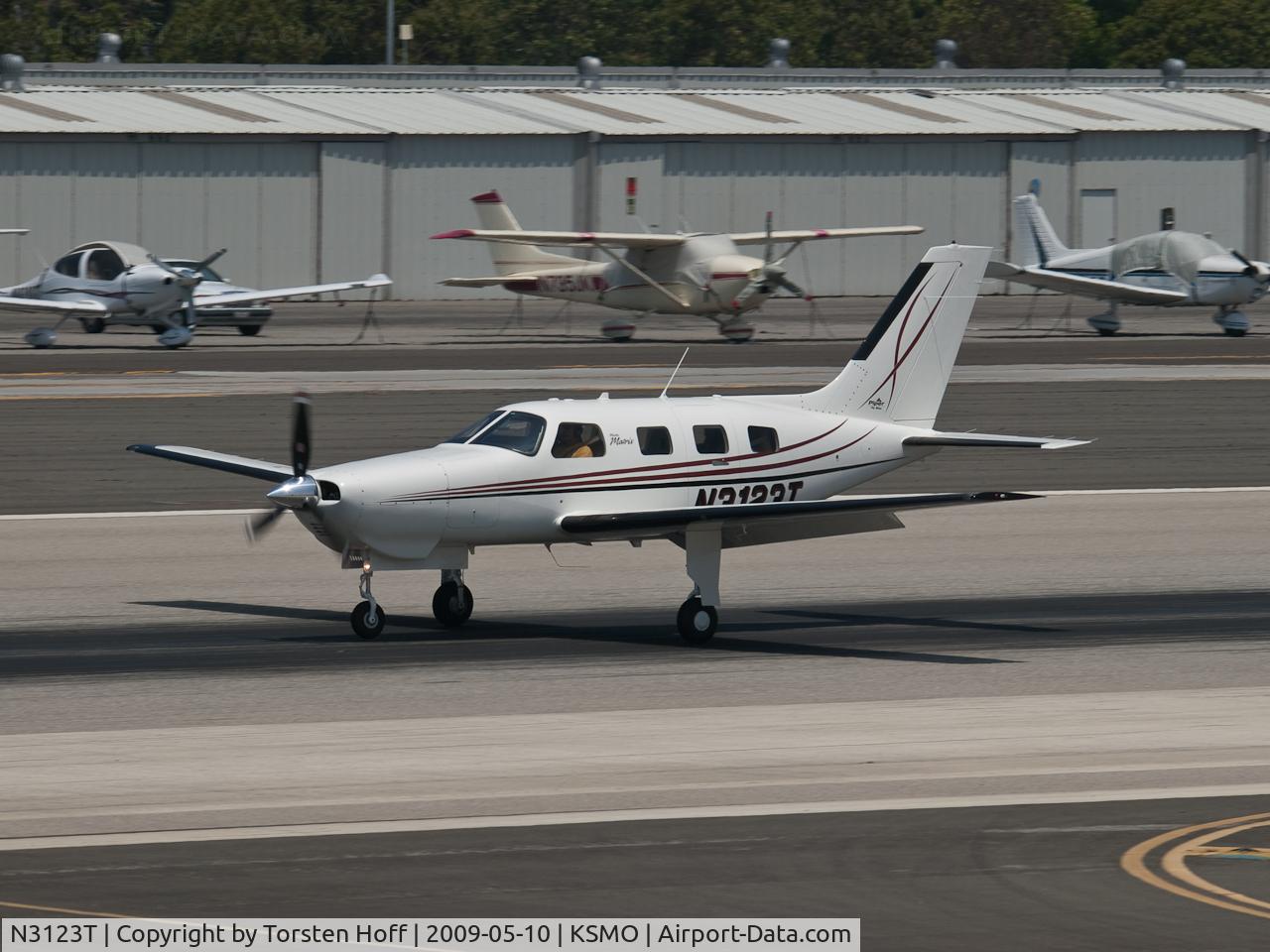 N3123T, 2008 Piper PA-46R-350T Malibu Matrix C/N 4692072, N3123T arriving on RWY 21