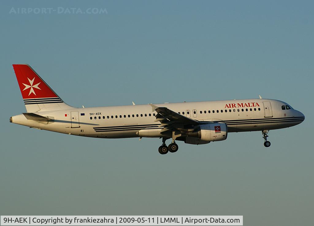 9H-AEK, 2004 Airbus A320-211 C/N 2291, Air Malta A320