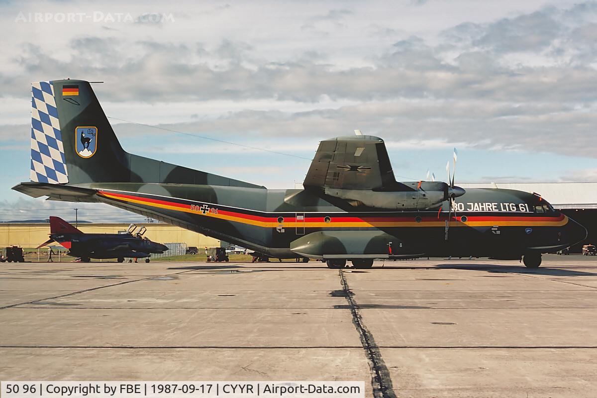 50 96, Transall C-160D C/N D133, stopover at Goose Bay