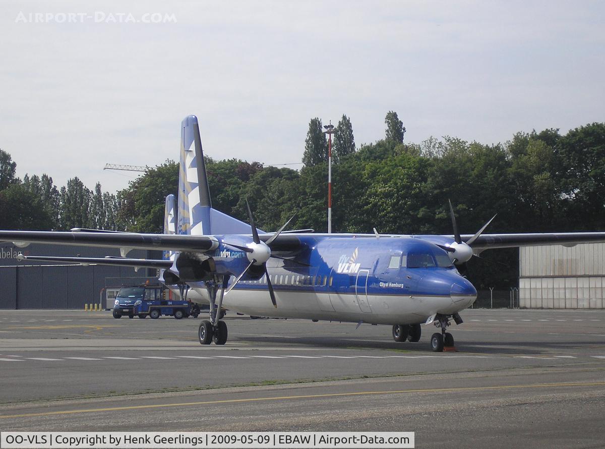 OO-VLS, 1987 Fokker 50 C/N 20109, VLM , Antwerp - Deurne Airport