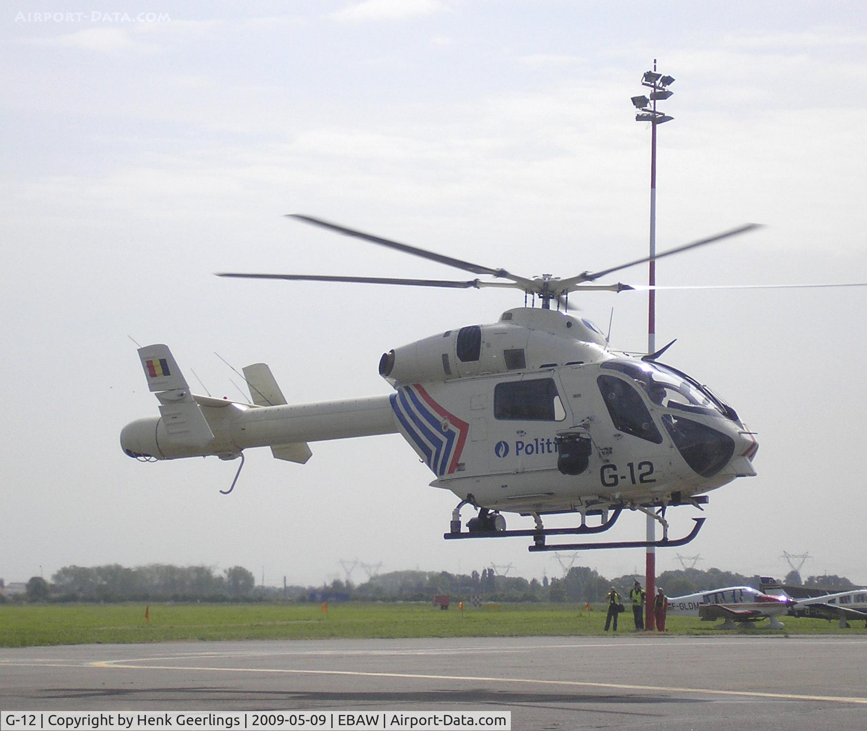 G-12, 1996 McDonnell Douglas MD-900 Explorer C/N 900-00038, Belgian Police