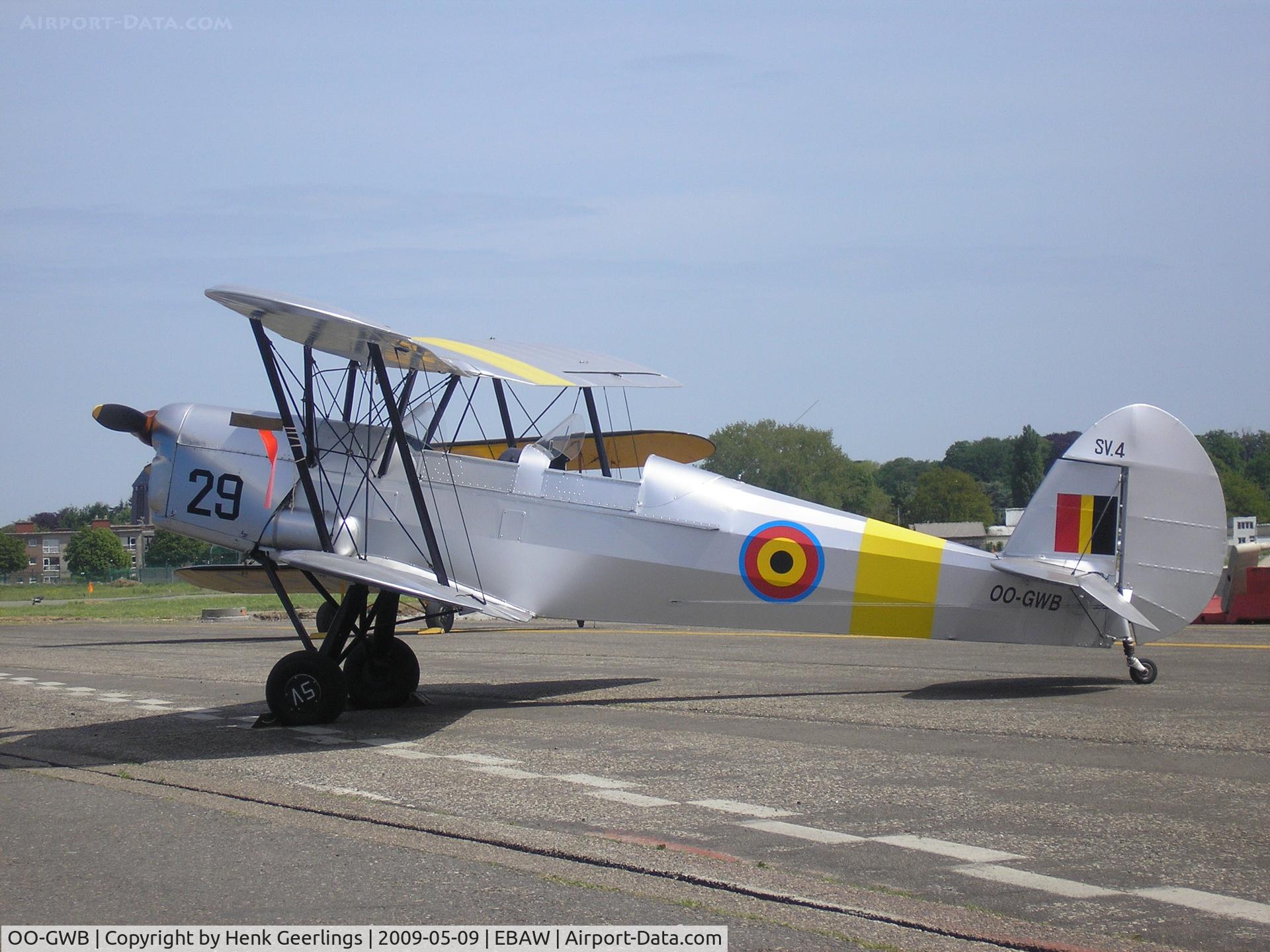 OO-GWB, 1951 Stampe-Vertongen SV-4B C/N 1171, Antwerp - Deurne Airport
