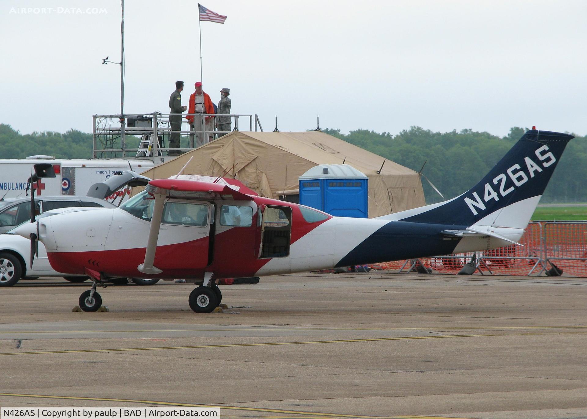 N426AS, 1970 Cessna P206D Super Skylane C/N P206-0590, At the Defenders of Liberty Airshow 2009 at Barksdale Air Force Base, Louisiana.