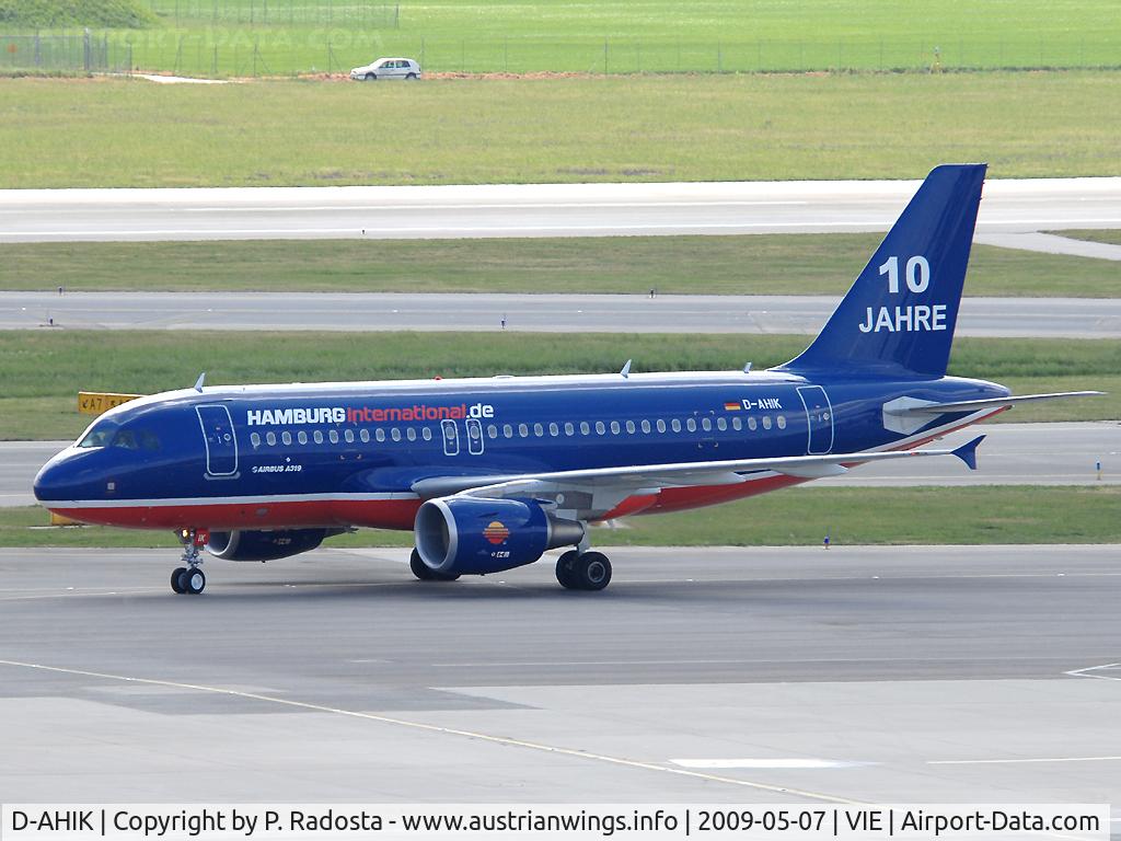 D-AHIK, 2008 Airbus A319-112 C/N 3560, Special guest at VIE