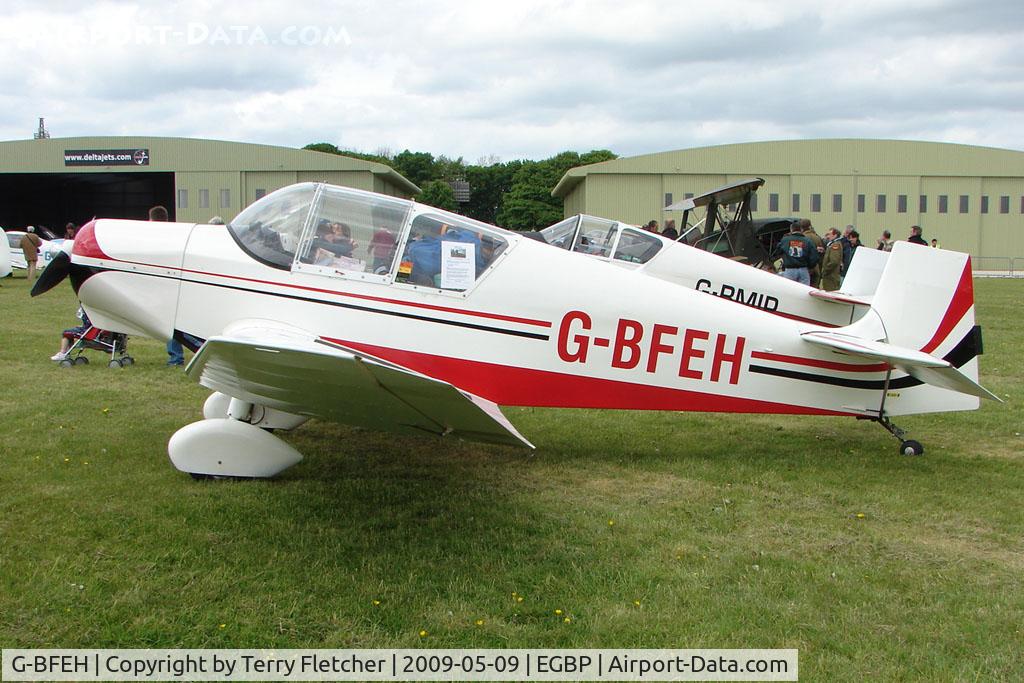 G-BFEH, 1958 Jodel D-117A Gran Tourisme C/N 828, 1958 Jodel D117A at Kemble on Great Vintage Flying Weekend