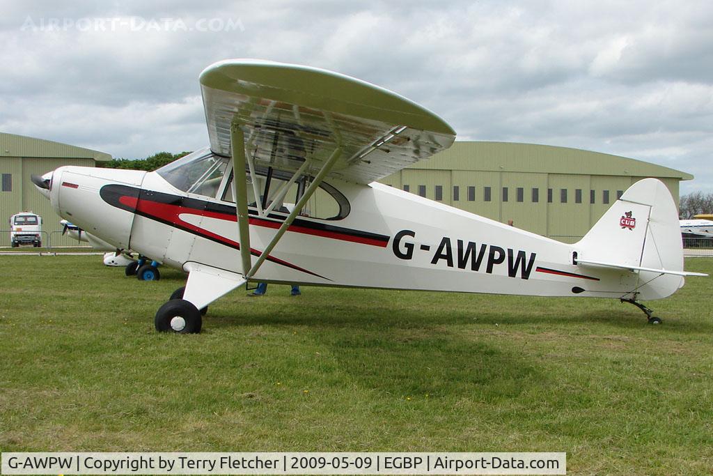 G-AWPW, 1947 Piper PA-12 Super Cruiser C/N 12-3947, 1947 Piper PA-12 at Kemble on Great Vintage Flying Weekend