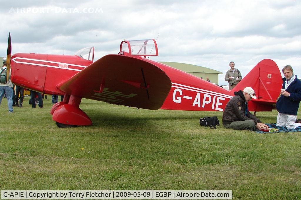 G-APIE, 1958 Tipsy Belfair C/N 535, 1958 Tipsy Belfair at Kemble on Great Vintage Flying Weekend