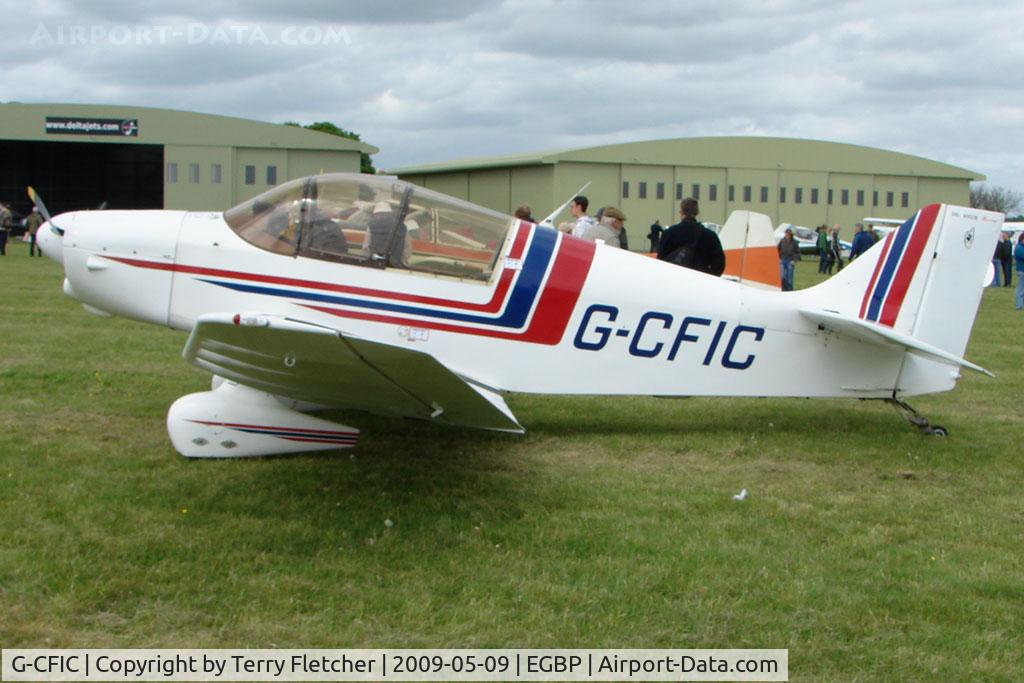 G-CFIC, 1963 CEA Jodel DR-1050/M-1 Record Sicile C/N 432, at Kemble on Great Vintage Flying Weekend