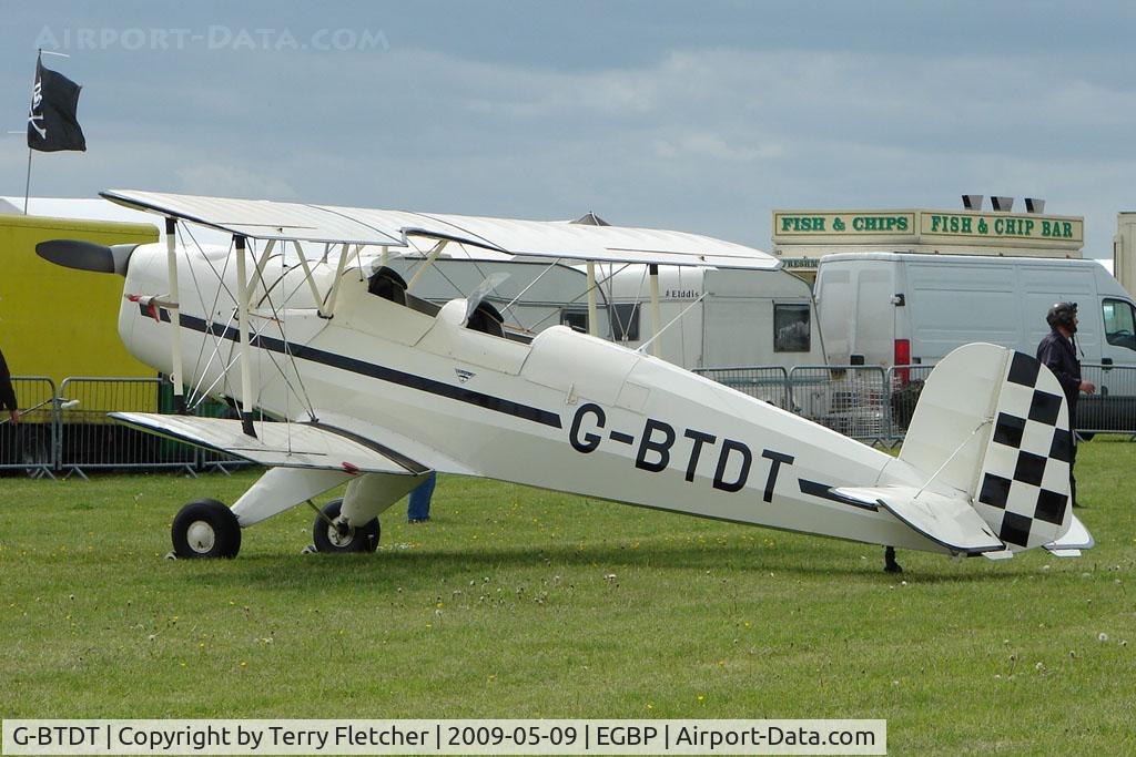 G-BTDT, 1957 CASA 1-131E Jungmann C/N 2131, 1957 Casa 1-131E Series 2000 at Kemble on Great Vintage Flying Weekend