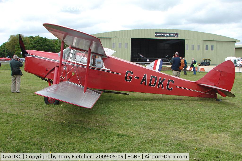 G-ADKC, 1936 De Havilland DH.87B Hornet Moth C/N 8064, 1936 DH87B Hornet Moth at Kemble on Great Vintage Flying Weekend
