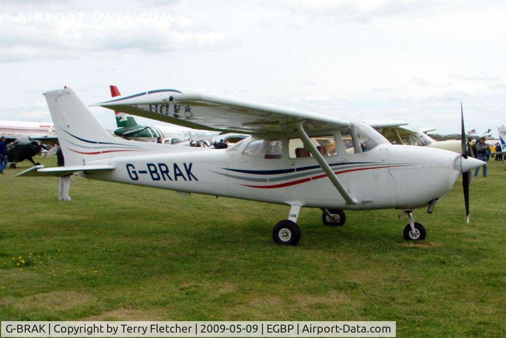 G-BRAK, 1980 Cessna 172N C/N 172-73795, Visiting Cessna 172N at Kemble on Great Vintage Flying Weekend