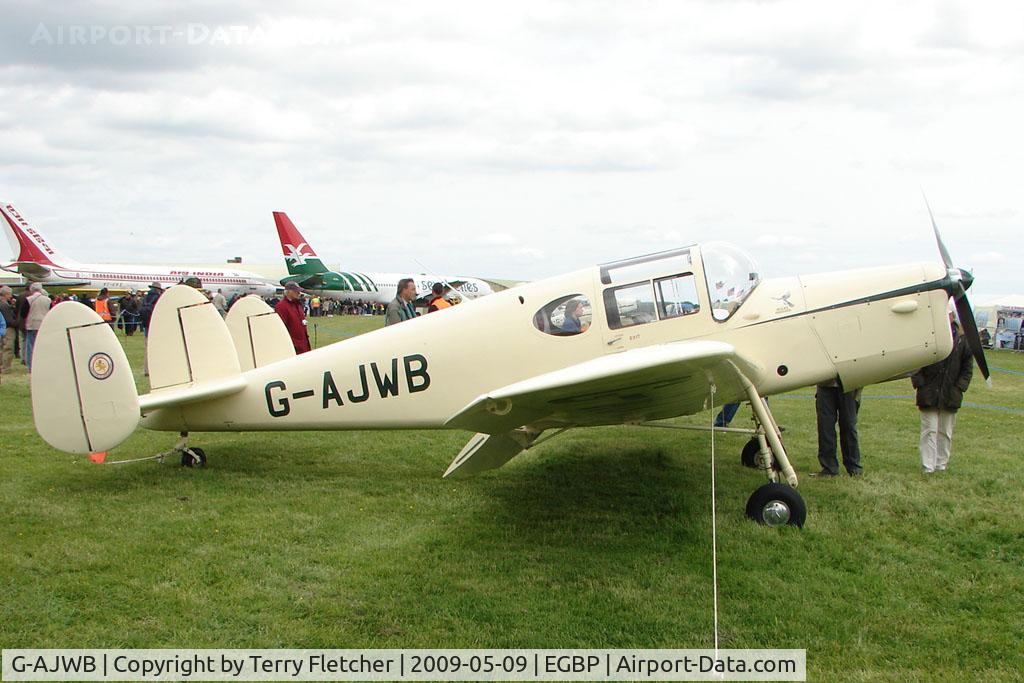 G-AJWB, 1946 Miles M38 Messenger 2A C/N 6699, 1946 Miles M38 Messenger at Kemble on Great Vintage Flying Weekend