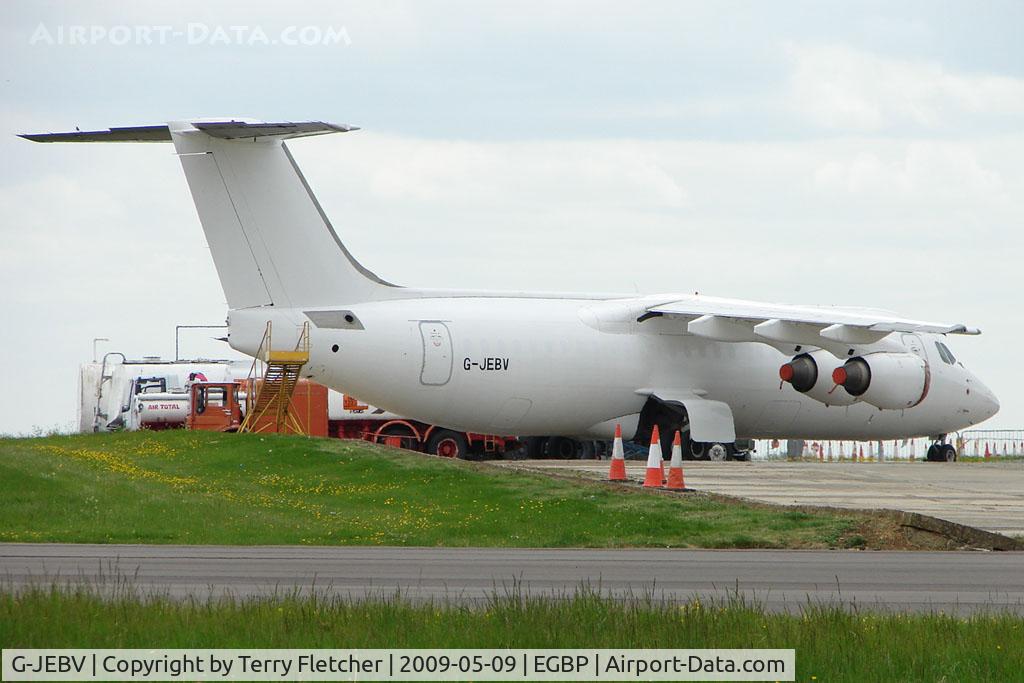G-JEBV, 1993 British Aerospace Avro 146-RJ100 C/N E3236, Anonymous looking AVRO 146 awaiting next operator