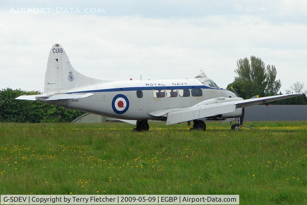 G-SDEV, 1956 De Havilland DH-104 Dove 6 C/N 04472, 1956 DH104 Dove at Kemble on Great Vintage Flying Weekend