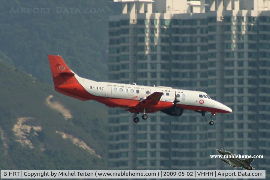 B-HRT, 1998 British Aerospace Jetstream 41 C/N 41104, Hong Kong Government Flying Services