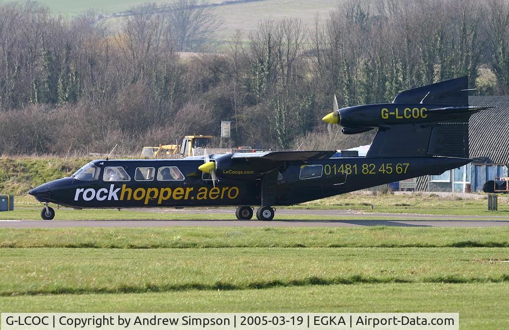 G-LCOC, 1974 Britten-Norman BN-2A Mk.III-2 Trislander C/N 366, About to depart Shoreham.
