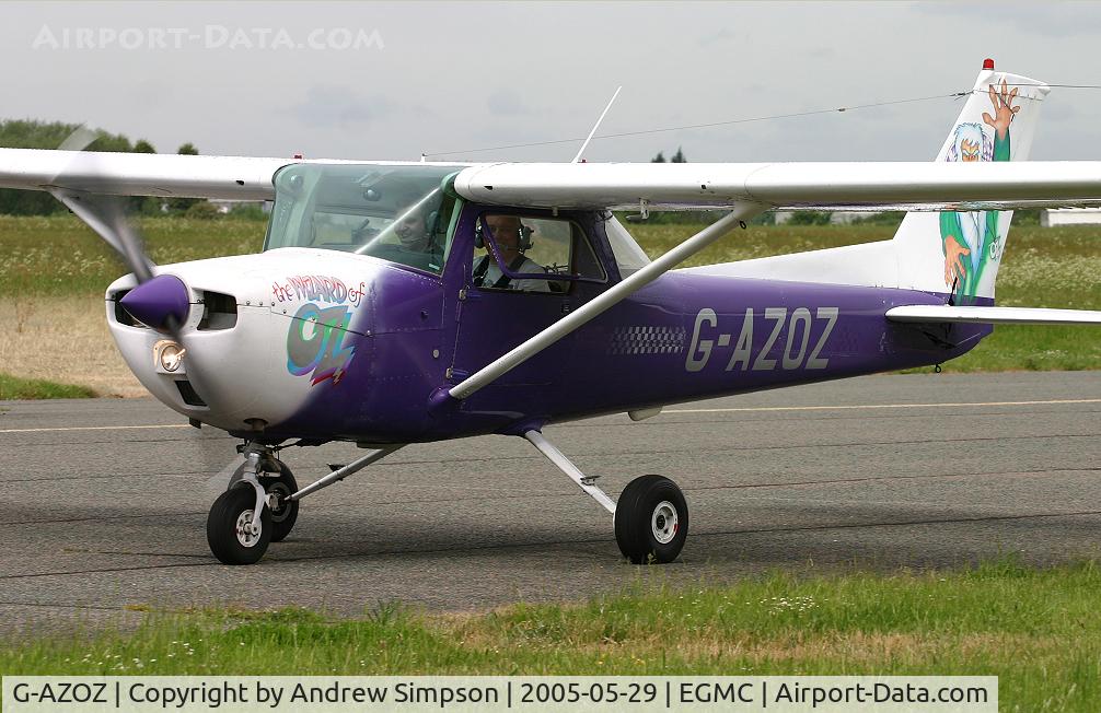 G-AZOZ, 1972 Reims FRA150L Aerobat C/N 0136, At Southend.