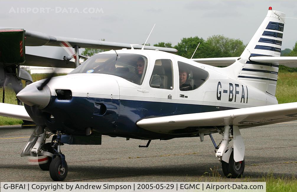 G-BFAI, 1977 Rockwell Commander 114 C/N 14304, At Southend.