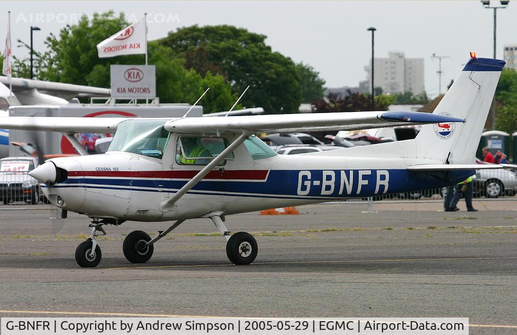 G-BNFR, 1978 Cessna 152 C/N 15282035, At Southend.